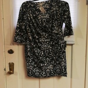 Size 14 black white and gray dress